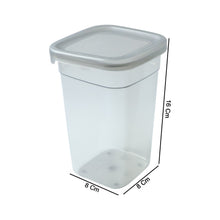 Plastic Multipurpose Kitchen Storage / fridge Container (1200 ML, 6 Pc) - justgrabit.in | Just Grab It