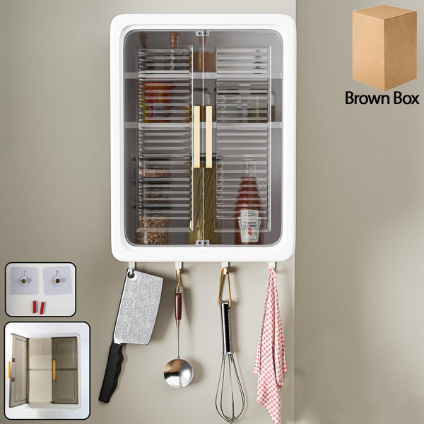Large Wall - Mounted Kitchen Storage Cabinet Set - justgrabit.in | Just Grab It