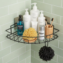 Wall - Mounted Corner Bathroom Storage Rack (1 Pc) - justgrabit.in | Just Grab It
