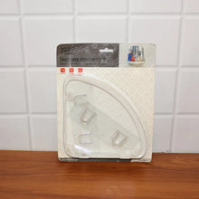 Self - Adhesive Corner Bathroom Shelf with Fast - Drain Holes (1 Pc) - justgrabit.in | Just Grab It