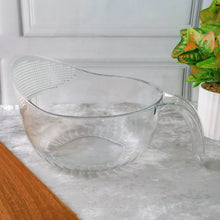 Supermom Multipurpose Transparent Plastic Bowl / Basket with Handle (1 Pc) - Justgrabit Inc.