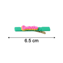 Sweet Text Decorative Hair Clip Set (4 Pc) - justgrabit.in | Just Grab It