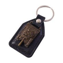 Premium Military Tank Design Leather Finish Keychain (1 Pc) - justgrabit.in | Just Grab It