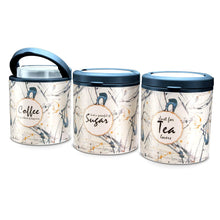 Multipurpose Plastic Tea Coffee Sugar Storage Container (3 Pc Set) - justgrabit.in | Just Grab It