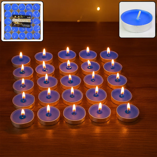 Mix Color Scented Tea Light Candles (25 Pc / Set) - justgrabit.in | Just Grab It