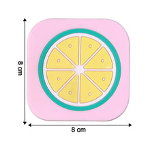 Premium Silicone Drink Coaster (1 Pc, 8×8 cm / Mix Design) - justgrabit.in | Just Grab It