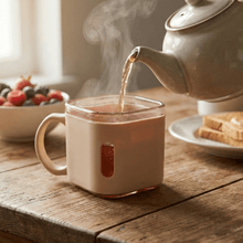 Premium Square Shape Tea Cup Set – 6 - Piece (150 ML) - justgrabit.in | Just Grab It