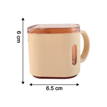Premium Square Shape Tea Cup Set – 6 - Piece (150 ML) - justgrabit.in | Just Grab It
