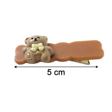Cute Teddy Bear Decorative Snap Hair Clips Set (4 Pc) - justgrabit.in | Just Grab It
