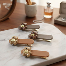 Cute Teddy Bear Decorative Hair Clips (4 Pc) - justgrabit.in | Just Grab It
