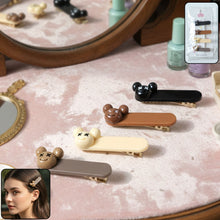 Cute Cartoon Bear Design Premium Fashion Hair Clips (4 Pc) - justgrabit.in | Just Grab It