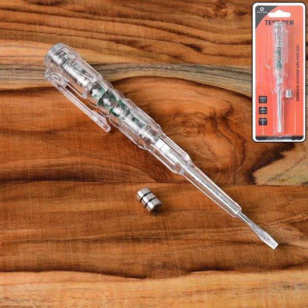 Electrical Detector Slotted Screwdriver With Small Batteries (1 Pc) - Justgrabit Inc.