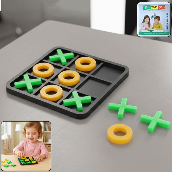 Classic Tic Tac Toe Board Game (1 Set ) - justgrabit.in | Just Grab It