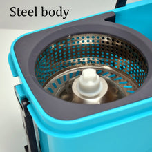 Quick Spin Mop – Plastic Floor Cleaner with Big Bucket & Easy Wheels - justgrabit.in | Just Grab It