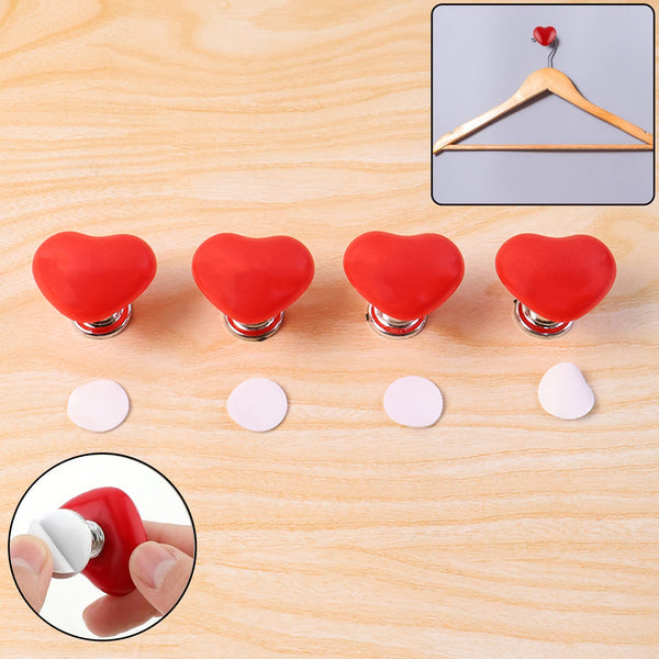 Heart - shaped Knob Pulls Toilet Press Button (4 Pc) - justgrabit.in | Just Grab It
