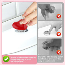 Heart - shaped Knob Pulls Toilet Press Button (4 Pc) - justgrabit.in | Just Grab It