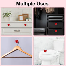 Heart - shaped Knob Pulls Toilet Press Button (4 Pc) - justgrabit.in | Just Grab It
