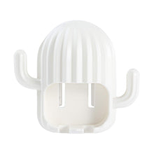 Wall Mounted Cactus - Shape Toothbrush Holder (1 Pc) - justgrabit.in | Just Grab It