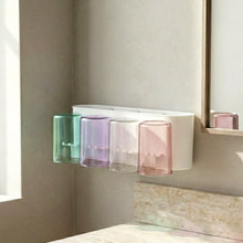 Wall Mounted Toothbrush Holder Set (1 Set) - justgrabit.in | Just Grab It