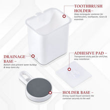 Wall - Mounted Toothbrush & Bathroom Storage Organizer (1 Pc) - justgrabit.in | Just Grab It