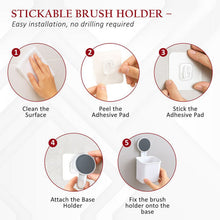 Wall - Mounted Toothbrush & Bathroom Storage Organizer (1 Pc) - justgrabit.in | Just Grab It