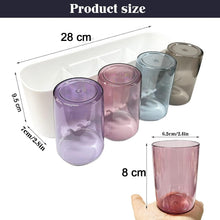Wall Mounted Toothbrush Holder Set (1 Set) - justgrabit.in | Just Grab It
