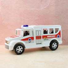 Funwoods Friction Powered Ambulance Toy for Kids (1 Pc) - justgrabit.in | Just Grab It