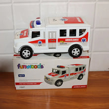 Funwoods Friction Powered Ambulance Toy for Kids (1 Pc) - justgrabit.in | Just Grab It