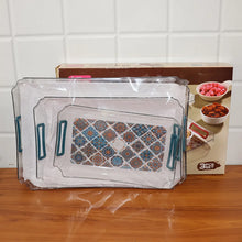 Supermom 3 - Piece Multipurpose Serving Tray - (3 Pc / Set) - justgrabit.in | Just Grab It