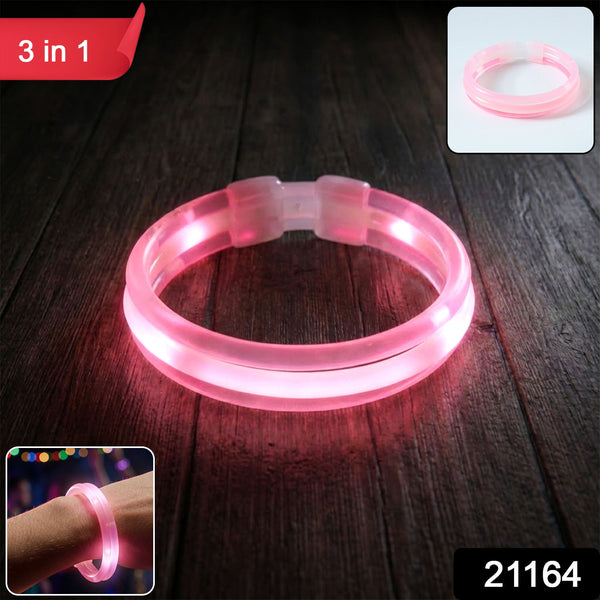 3 - in - 1 Glow Bracelet (1 Pc) - justgrabit.in | Just Grab It