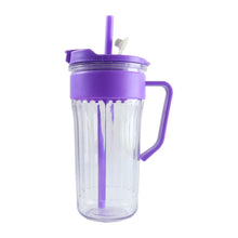 Kiddie Style Plastic Tumbler with Straw and Handle (500 ML Approx) - justgrabit.in | Just Grab It