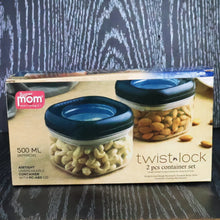 Supermom Plastic Twist & Lock Storage Container Set (500ML / 2 Pc ) - Justgrabit Inc.