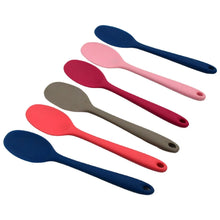 Multipurpose Silicone Spoon, Silicone Basting Spoon Non - Stick Kitchen Utensils Household Gadgets Heat - Resistant Non Stick Spoons Kitchen Cookware Items For Cooking and Baking (6 Pcs Set) - justgrabit.in | Just Grab It