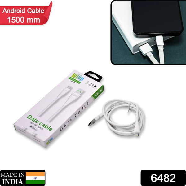 Fast Charging for Android Data Transfer Extra Long 1500 mm Micro Cable for phone - justgrabit.in | Just Grab It
