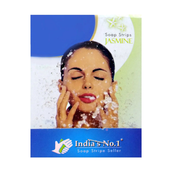 Fresh Paper Soap Strips Traveling Hand Wash with Jasmine Fragrance (100pc) - Justgrabit Inc.