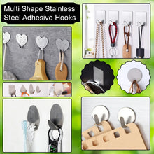 Multipurpose Stainless Steel Adhesive Hooks - Justgrabit Inc.
