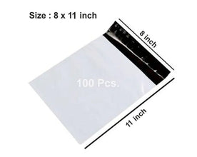 Tamper Proof Polybag Pouches Cover for Shipping Packing (Size 8x11) - Justgrabit Inc.