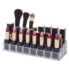 Acrylic Multi Purpose Lipstick Cosmetics Stand Display Holder 24 Section - Justgrabit Inc.