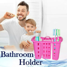 Toothbrush Toothpaste Bathroom Organizer Stand 4 - in - 1 Holder - Justgrabit Inc.