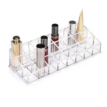 Acrylic Multi Purpose Lipstick Cosmetics Stand Display Holder 24 Section - Justgrabit Inc.