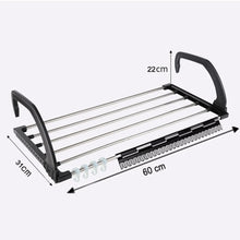 Adjustable Folding Clothes Drying Racks Hanger Shelf - Justgrabit Inc.