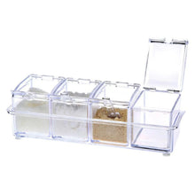 Crystal Seasoning Acrylic Box Pepper Salt Spice Rack - Justgrabit Inc.