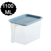 Air Tight Unbreakable Big Size 1100 ml Square Shape Kitchen Storage Container (Set of 6) - Justgrabit Inc.