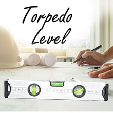 28 cm Aluminum Alloy Magnetic Torpedo Level Metric Rulers - Justgrabit Inc.