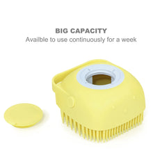 Silicone Massage Bath Body Brush Soft Bristle With Shampoo Dispenser - Justgrabit Inc.