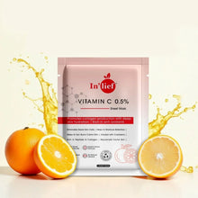 In’lief Vitamin C 0.5% Hydrating & Brightening Facial Sheet Mask (1 Pc) - Justgrabit Inc.
