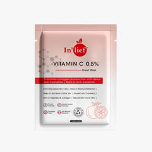In’lief Vitamin C 0.5% Hydrating & Brightening Facial Sheet Mask (1 Pc) - Justgrabit Inc.
