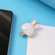 Cute USB Rabbit Night Light with Sound / Voice Activation - justgrabit.in | Just Grab It