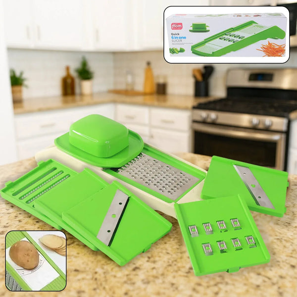 Supermom Quick 6 - in - 1 Multipurpose Slicer - Justgrabit Inc.