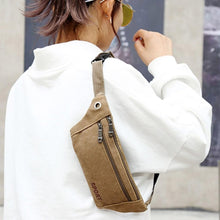 Multipurpose Canvas Waist Pouch Sling Bag (1 Pc) - justgrabit.in | Just Grab It
